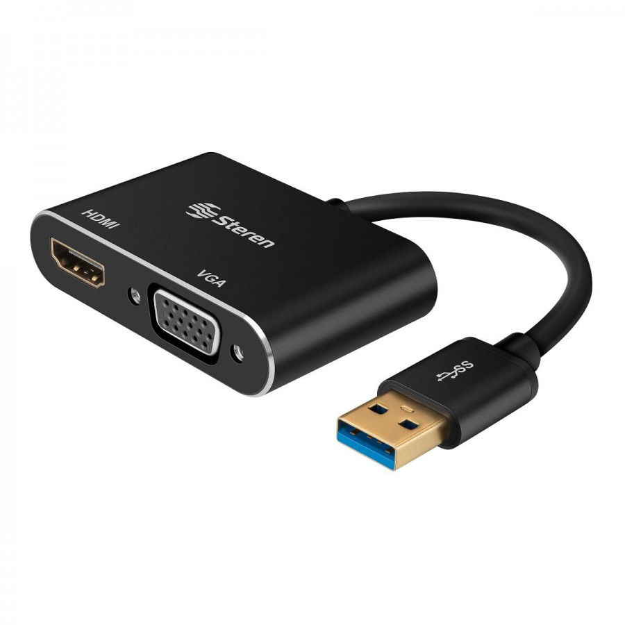 Adaptador DisplayPort a VGA Steren Tienda en Línea